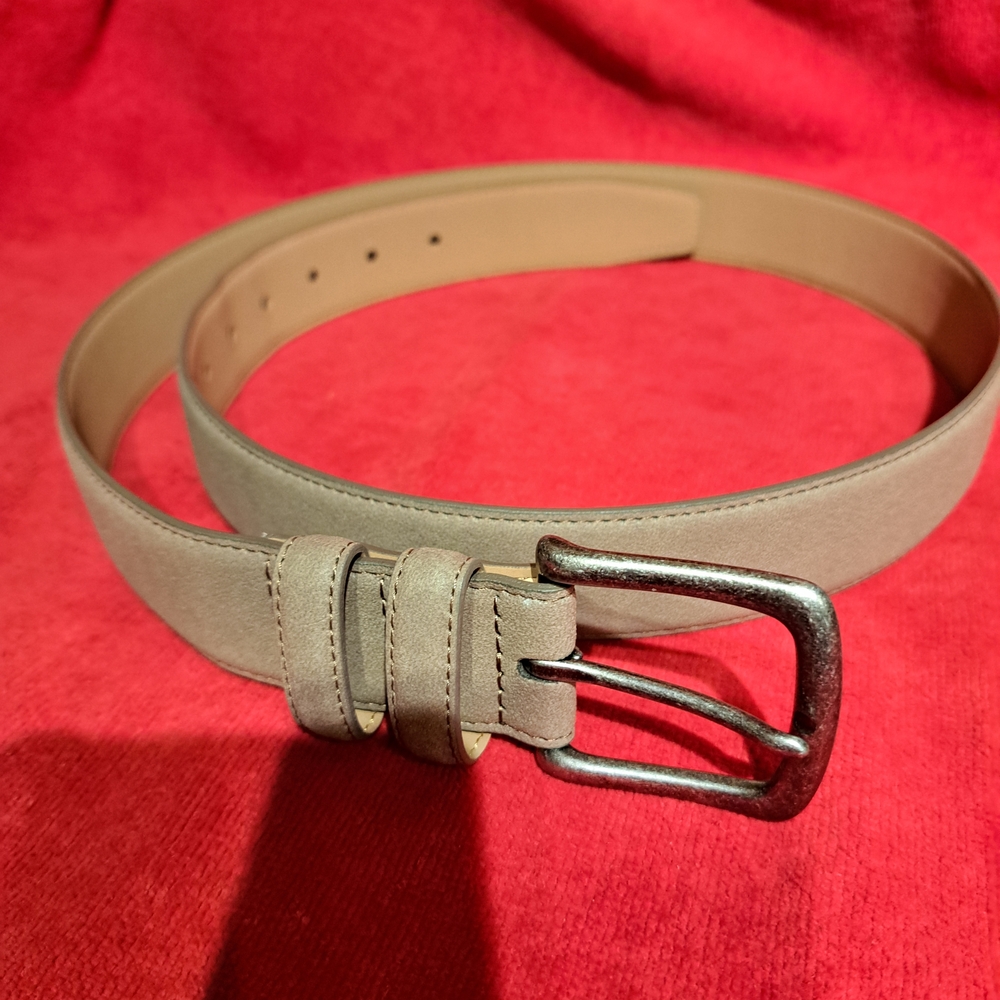 Men's Tan Leather Belt
